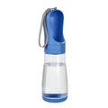 botella de agua para perros azul  550 ml 